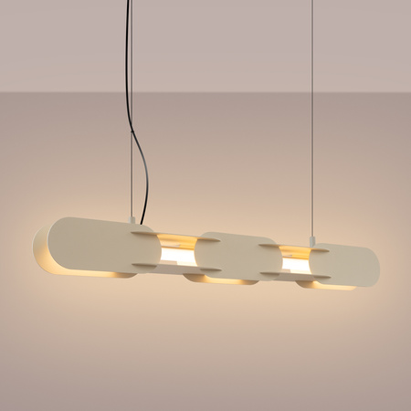 Lampa wisząca CHAIN 91 beżowa LED 3000K
