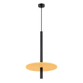 Lampa wisząca FELTRO 1 czarna/żółta