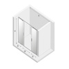 DRZWI WNĘKOWE SMART LIGHT GOLD 180x200 CZYSTE 8mm ACTIVE SHIELD