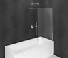 MODULAR SHOWER parawan wannowy 750x1500mm, szkło czyste