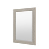 Lustro Whitechapel – srebrne, 77 × 3,5 × 107 cm