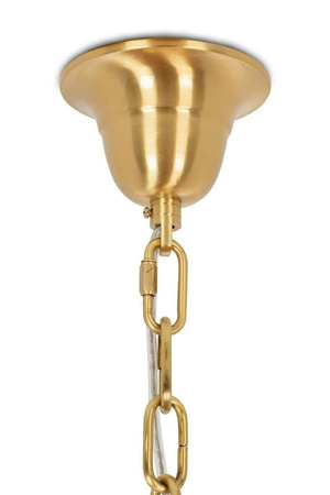 MOOSEE lampa wisząca TIFFANY 135 biała    mosiądz / naturalne pióra