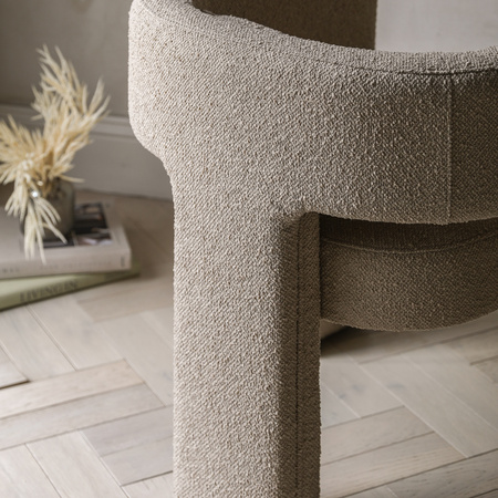 Arezzo Armchair Taupe 690x650x715mm
