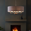 Highclere 8 Pendant Light Chrome 550-1730mm