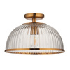 Somerset Domed Ceiling Light Vintage Brass