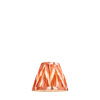 Zigzag Shade Apricot Orange Fabric 122x85x160mm