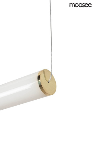 MOOSEE lampa wisząca LIBRA 90 IN  biała / złota