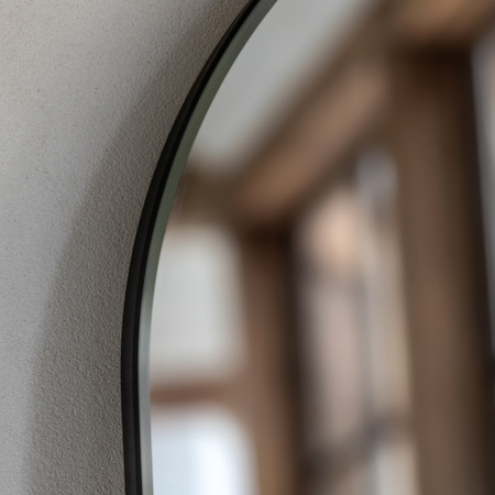 Holworth Arch Mirror Black 450x35x1500mm