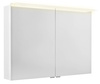 LINEX szafka z lustrem, oświetlenie LED, 100x70x15cm, biała