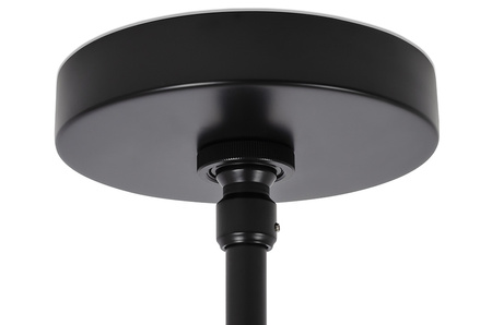 MOOSEE lampa wisząca PLANETARIO 15 czarna - klosze dymione