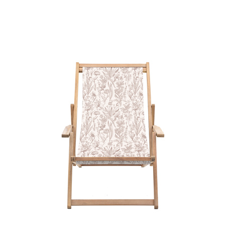 Creta Deck Chair Clay Flora