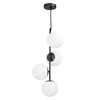 NOWOCZESNA LAMPA WISZĄCA CZARNA STELVIO W4