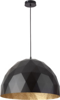 DIAMENT L CZARNY/ZŁOTY lampa wisząca