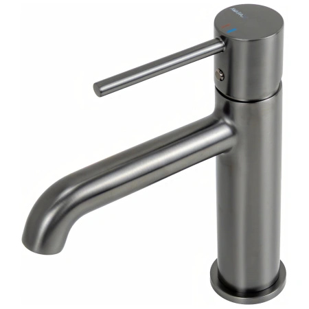 Bateria umywalkowa stojąca, gun metal