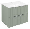 CIRASA STRIP szafka pod umywalkę 59,2x52x46cm, verde