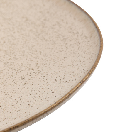Speckle Glaze Dinner Plate Oatmeal (4pk)