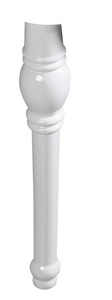 RETRO ceramiczne nogi do umywalki 105001, proste, 1 sztuka, biały