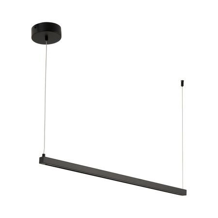 Lampa wisząca BEAM-80 LED - czarna oprawa liniowa