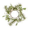 White Berry Olive Leaves Candle Ring Small