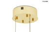 MOOSEE lampa wisząca LIBERTY 3B złota