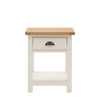 Eton 1 Drawer Bedside White