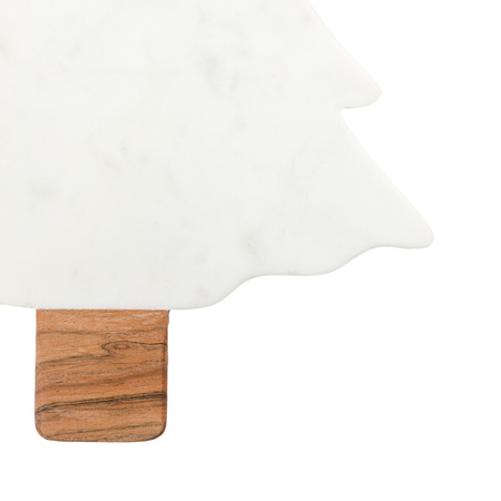 Christmas Tree Serving Platter Marble 410x33x15mm