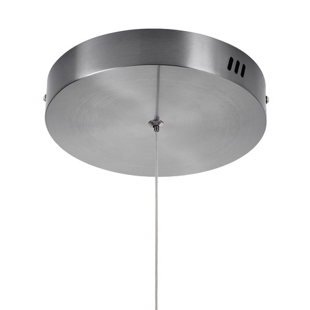 Lampa wisząca CIRCLE 120 cm - LED, ring tytan szczotkowany