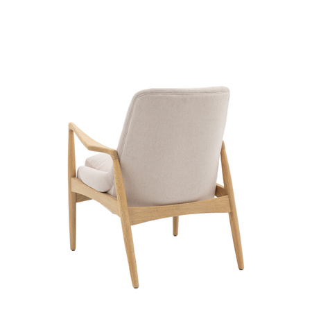 Fotel Carrera Naturalny len 685 x 720 x 820 mm