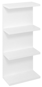 RIWA regał 30x70x15cm, biały połysk