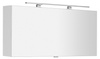 CLOE szafka z lustrem z oświetleniem LED, 120x50x18cm, biała