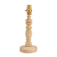 Bibury Table Lamp Base Natural Ash