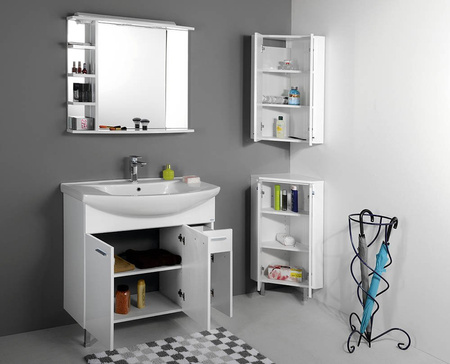 ZOJA/KERAMIA FRESH szafka narożna 35x78x35cm, biała