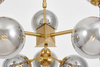 NOWOCZESNA LAMPA WISZĄCA MOSIĘŻNA ZODIAK W12