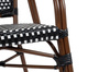 Krzesło ogrodowe CAFE PARIS ARM brązowe rattan