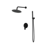 Podtynkowy zestaw prysznicowy z deszczownicą Spark Matt Black
