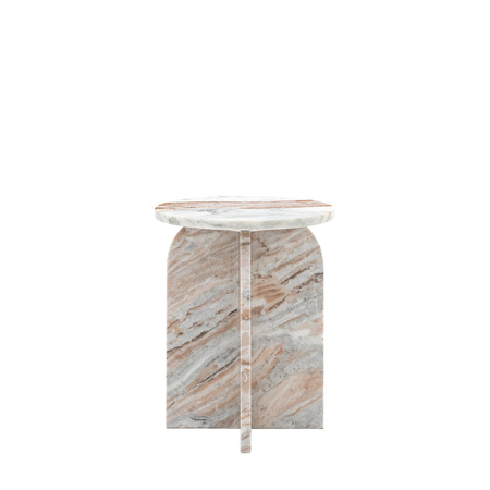 Amalfi Side Table Natural 400x400x500mm
