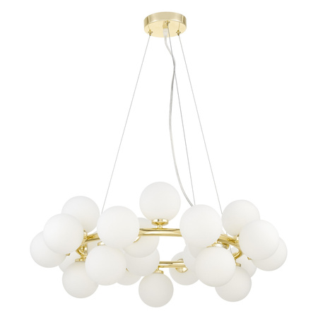 NOWOCZESNA LAMPA WISZĄCA KLASYCZNE ZŁOTO MARSIADA W25