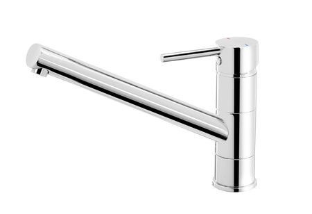 Bateria FLUSSO zlewozmywakowa, chrom