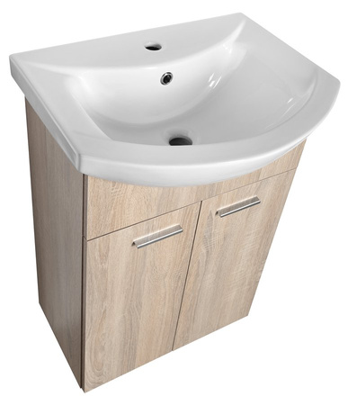ZOJA szafka umywalkowa 50,5x74x30cm, dąb platin