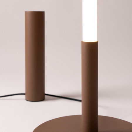 Lampa podłogowa TRANG brązowa 3000K