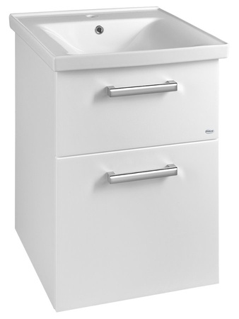 VEGA szafka umywalkowa 51,5x72,6x43,6cm, 2 szuflady, biała