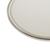 Talerz deserowy Reactive Glaze – jasnoszary, 18 × 18 × 3 cm, zestaw 4 szt.