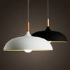 Lampa wisząca SAUCER 45 cm -  biała minimalistyczna oprawa do wnętrz nowoczesnych