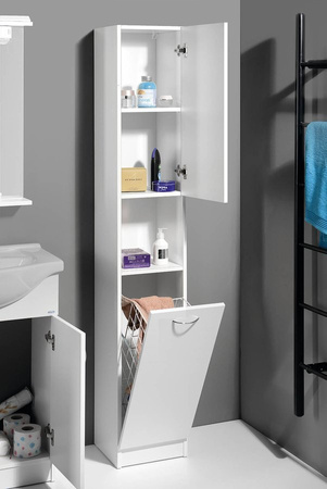 SIMPLEX ECO szafka wysoka z koszem na bieliznę 30x180x30cm