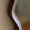 Wiggle Mirror Walnut 600x30x900mm