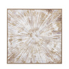 Starburst Flair Framed Canvas 1000x1000mm