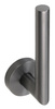 X-ROUND GUN METAL wieszak na papier toaletowy, gun metal