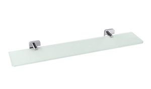 INSIA półka szklana 600x50x132mm, chrom