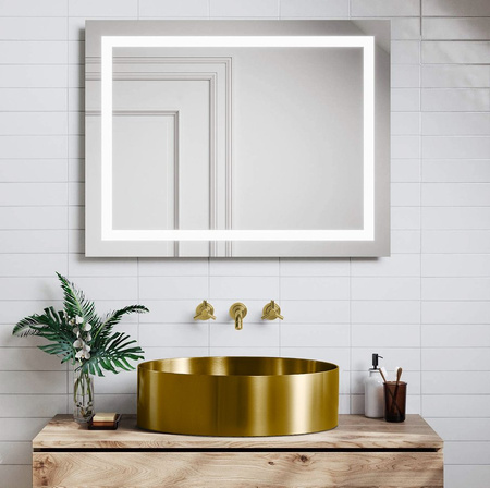 AURUM umywalka ze stali nierdzewnej, średnica 38cm, z korkiem, złoto mat