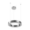 Lampa wisząca CIRCLE 40 cm - LED, ring nikiel szczotkowany